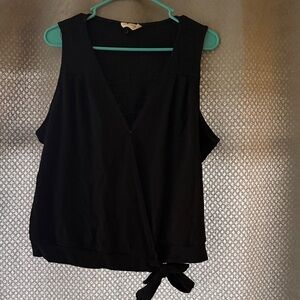 Universal Thread Black Wrap Tank Top
